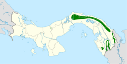 Piculus callopterus map.svg