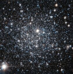 A spherical shaped group of a multitude of stars