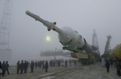 Soyuz tm-31 transported to launch pad.jpg