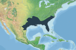 The range of the American Alligator.png