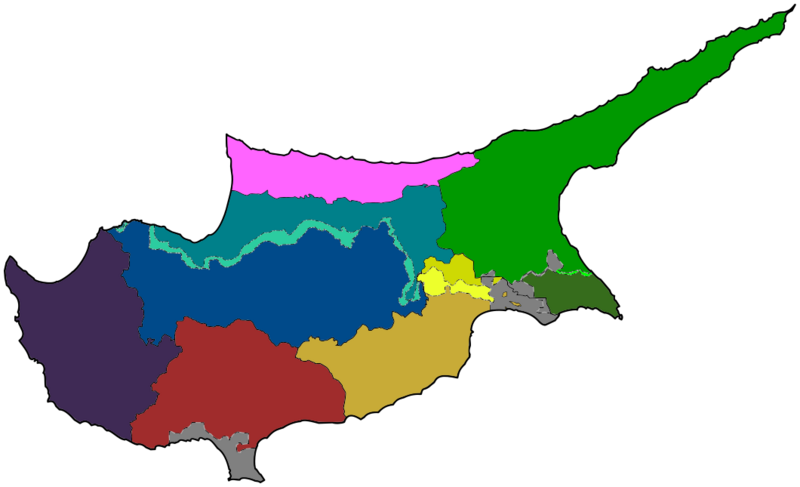File:Cyprus districts not named.svg