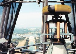 Javad Positioning System antenna atop the Washington Monument.jpg