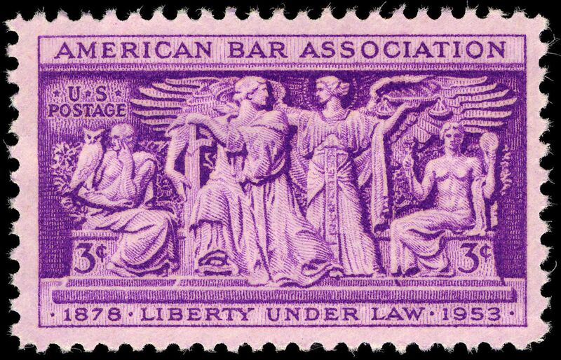File:American Bar Association 3c 1953 issue U.S. stamp.jpg