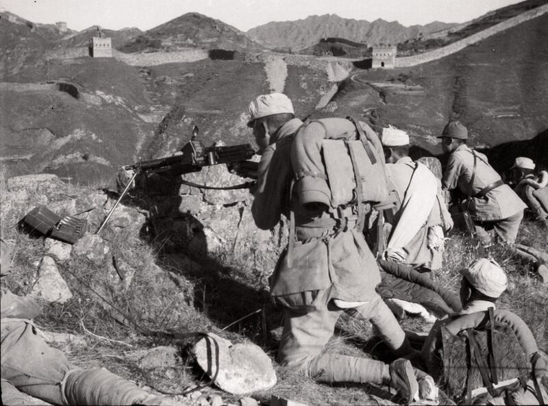 File:Battle at Great Wall, Laiyuan, Hebei, autumn 1937.jpg
