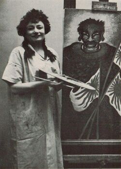 Marian S. Bush at the easel.jpg