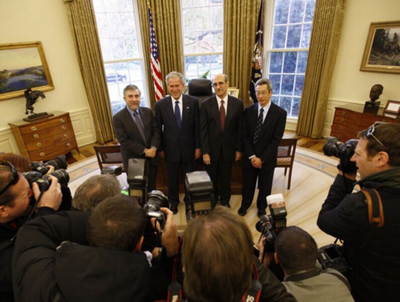 File:President George W. Bush poses for a photo with Nobel Prize winners Monday, Nov. 24, 2008.jpg
