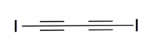 Structure of diiodobutadiyne.png