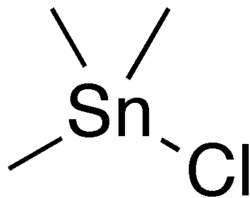 Trimethyltin chloride.png