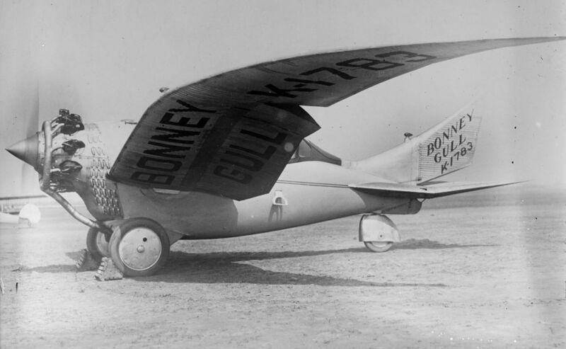 File:Bonney Gull before it crashed & killed its maker, Curtis Field, N.Y (cropped).jpg