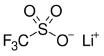 Lithium triflate.svg