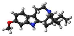 Tabernanthine molecule ball.png