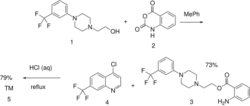 Antrafenine synthesis.svg