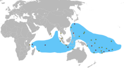 CoconutCrab distribution map.svg