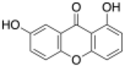 Euxanthone Structure.svg