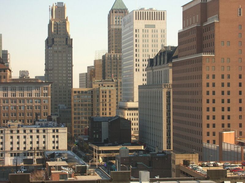 File:Newark skyline Prudential Headquarters.jpg