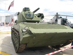 Remotely Operated Turrent System on a BMP-1, Ysterplaat Airshow, Cape Town.jpg