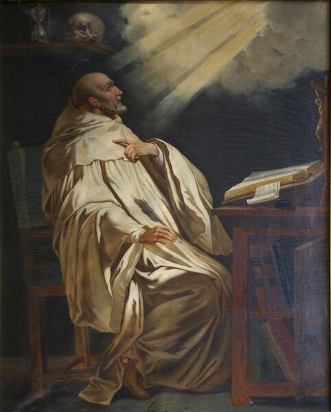 File:Saint Bernard Philippe de Champaigne (d'après) Saint Etienne du Mont.jpg