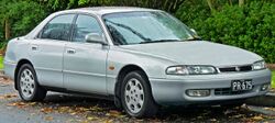 1993 Mazda 626 (GE) V6 sedan (2011-10-25) 01.jpg