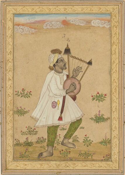 File:African Lyre Player c. 1640-1660, Deccan, at the Cleveland Museum of Art.jpg
