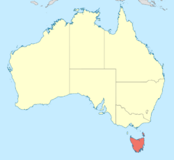 Austroaeschna tasmanica distribution map.svg