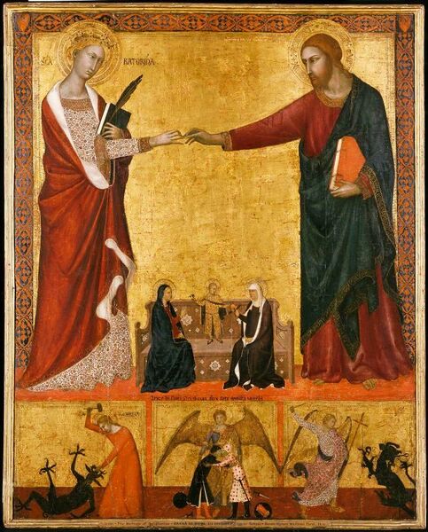 File:Barna da Siena. Mystic Marriage of st Catherine. Boston MFA.jpg
