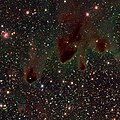 Cometary Nebulae 30, 31 and 38 in the Gum Nebula. It also contains the Herbig-Haro object number 120.
