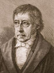 Portrait of Hegel by an unidentified artist