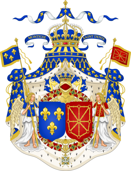 File:Grand Royal Coat of Arms of France & Navarre.svg