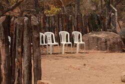 Kgotla (Gathering place) at the Domboshaba ruins (Domboshaba cultural festival 2017).jpg