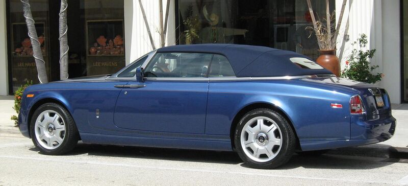 File:Rolls-Royce Blue Convertible Palm Beach FL-2.jpg