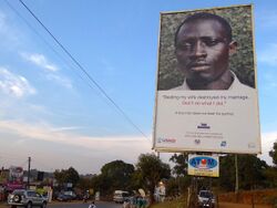 True Manhood - Anti-Domestic Violence Sign - Outside Entebbe - Uganda.jpg