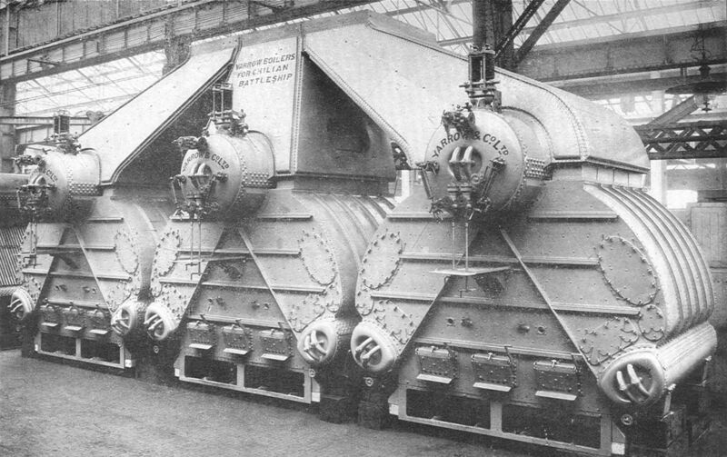 File:Yarrow boilers for Chilian battleship (Rankin Kennedy, Modern Engines, Vol VI).jpg