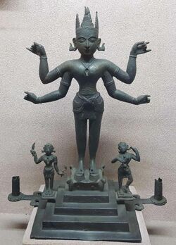 Bronze metal Vishnu sculptures from Medieval Assam ( Ahom kingdom).jpg