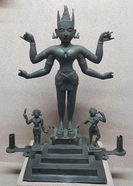File:Bronze metal Vishnu sculptures from Medieval Assam ( Ahom kingdom).jpg