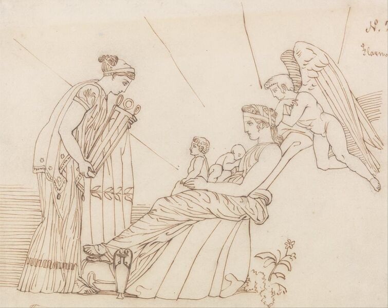File:John Flaxman - To Phoebus at His Birth, From Aeschylus, Furies - Google Art Project.jpg