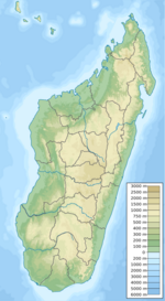 Location map/data/Madagascar is located in Madagascar