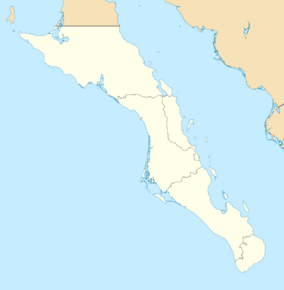 Map showing the location of Arch of Cabo San Lucas