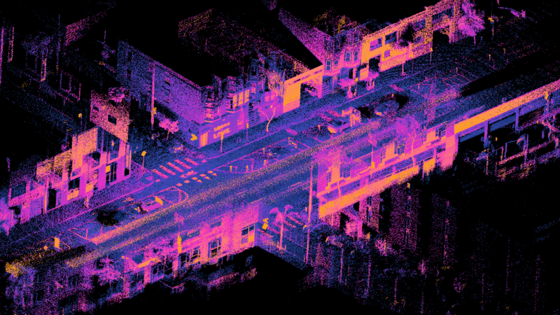 File:Ouster OS1-64 lidar point cloud of intersection of Folsom and Dore St, San Francisco.png