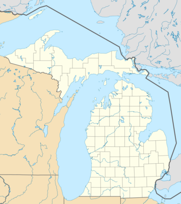 USA Michigan location map.svg