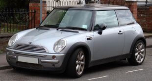 A 2003 Mini Cooper with the 1.6L Tritec engine coupled to a automatic transmission for the European market