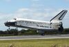 Concluding the STS-133 mission, Space Shuttle Discovery touches down at the Shuttle Landing Facility - cropped.jpg