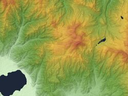 Kirigamine Volcano Relief Map, SRTM-1.jpg