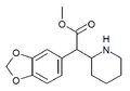 Methylenedioxymethylphenidate structure.png