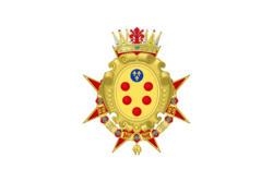 Flag of the Grand Duchy of Tuscany (Medici period).svg