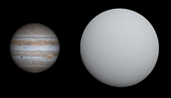 KELT-10b compared to Jupiter