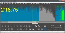 Editing audio in mp3DirectCut