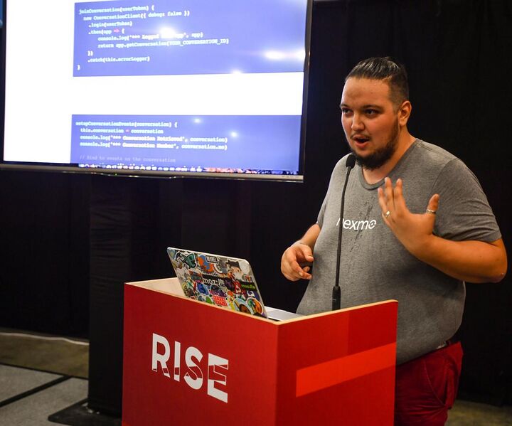 File:Nexmo, the Vonage API platform, presented at RISE 2018 conference.jpg