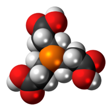 Space-filling model of the TCEP molecule