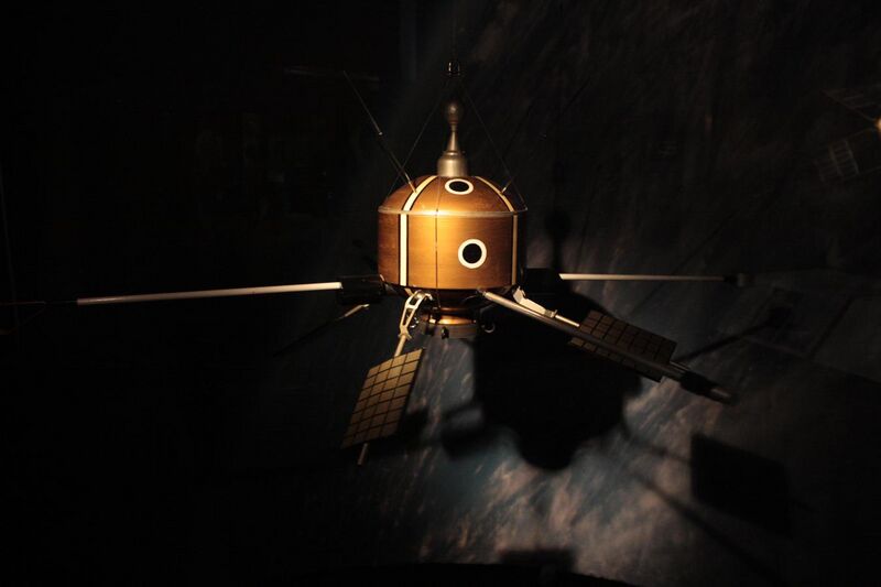 File:Ariel 1 satellite, London Science Museum.JPG