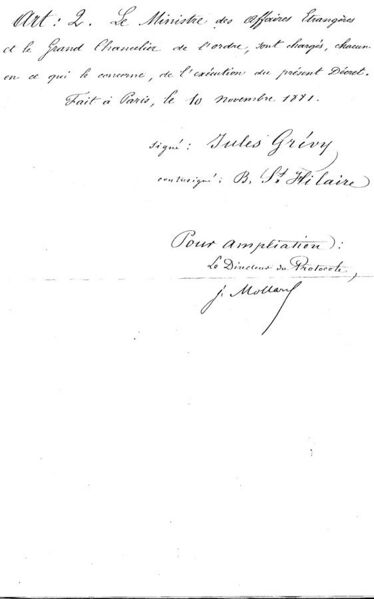 File:French Presidential Decree -Award of Legion of Honour to Helholtz, Bell and Edison -10 November 1881 Pg. 5.jpg